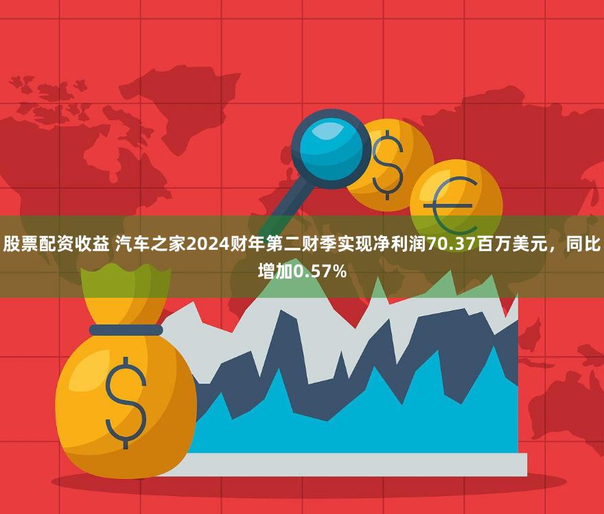 股票配资收益 汽车之家2024财年第二财季实现净利润70.37百万美元，同比增加0.57%